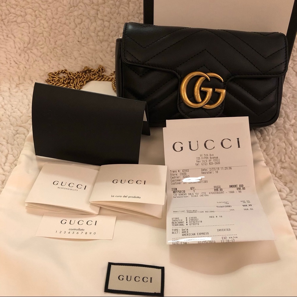 ‼️Sold ✨ Gucci Mini Marmont - Picture 7 of 8